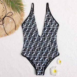 NWT FENDI "Forever Fendi" Reversible One-Piece Swimsuit